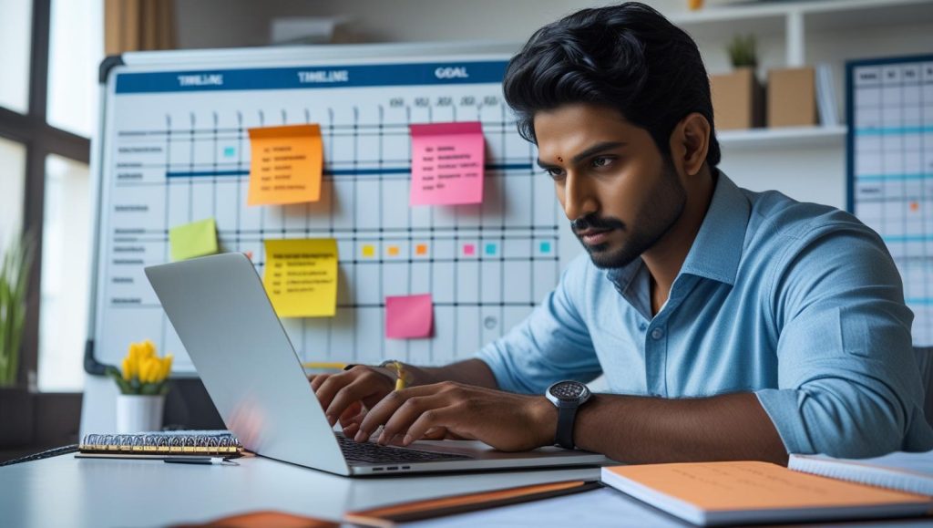 Career focus, anushasan, samay prabandhan, zindagi mein safalta, goals kaise set karein, productivity tips, work discipline, professional growth.